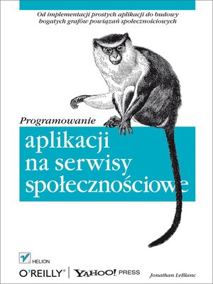 cover image of Programowanie aplikacji na serwisy spolecznosciowe